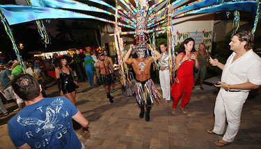 Headdress Ball 2011 photo - Duval Street, Key West